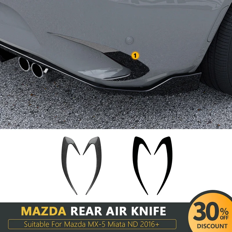 For Mazda MX-5 Miata ND 2016-2025 Rear Bumper Wind Blade Trim Body Kits ABS Air inlet Trim Tunning Mazda Accessories
For Mazda MX-5 Miata ND 2016-2025 Rear Bumper Wind Blade Trim Body Kits ABS Air inlet Trim Tunning Mazda Accessories
