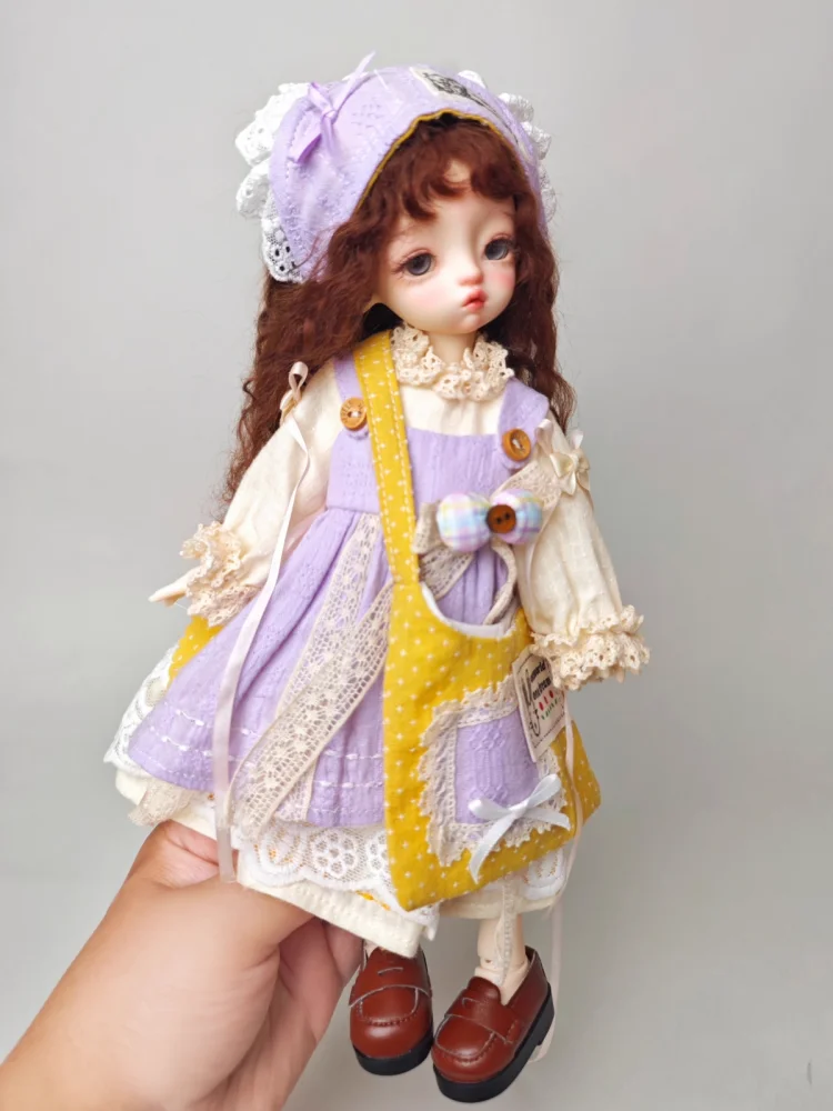 BJD Doll Clothes For 1/6 Doll Accessories Purple Skirt Set Doll Dress Up Gift Diy Clothes(Only Clothes No Doll)
BJD Doll Clothes For 1/6 Doll Accessories Purple Skirt Set Doll Dress Up Gift Diy Clothes(Only Clothes No Doll)