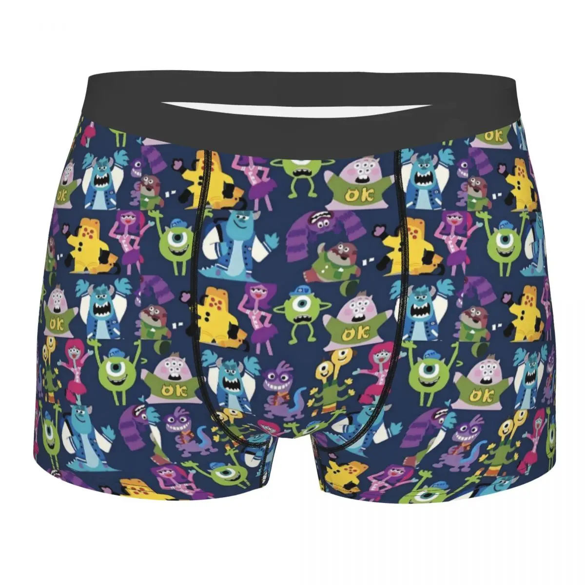 Нижнее белье университета монстров на заказ, мужские эластичные трусы-боксеры, шорты, мягкие трусы для Homme 
Нижнее белье университета монстров на заказ, мужские эластичные трусы-боксеры, шорты, мягкие трусы для Homme