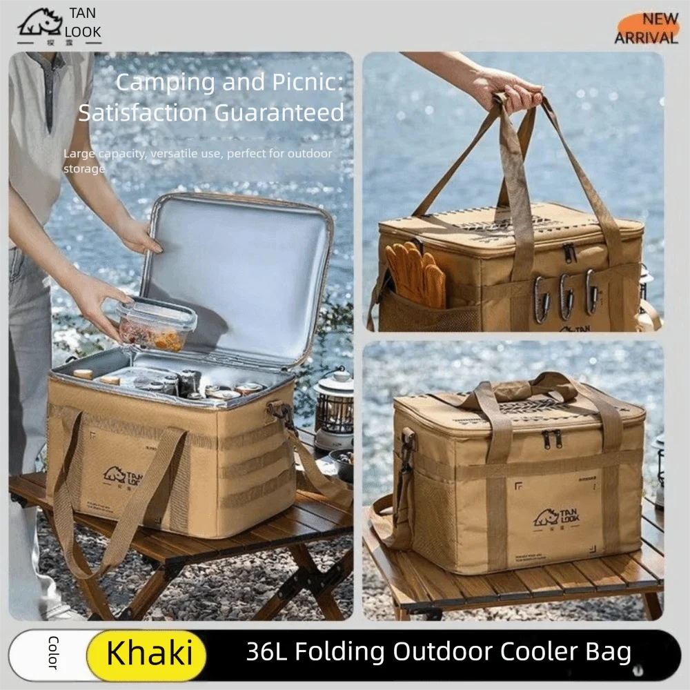 New 36L Camping Heat Storage Bags Foldable Hot-Cold Storage Boxes Waterproof Inner Sturdy Picnic Bag Outdoor
New 36L Camping Heat Storage Bags Foldable Hot-Cold Storage Boxes Waterproof Inner Sturdy Picnic Bag Outdoor