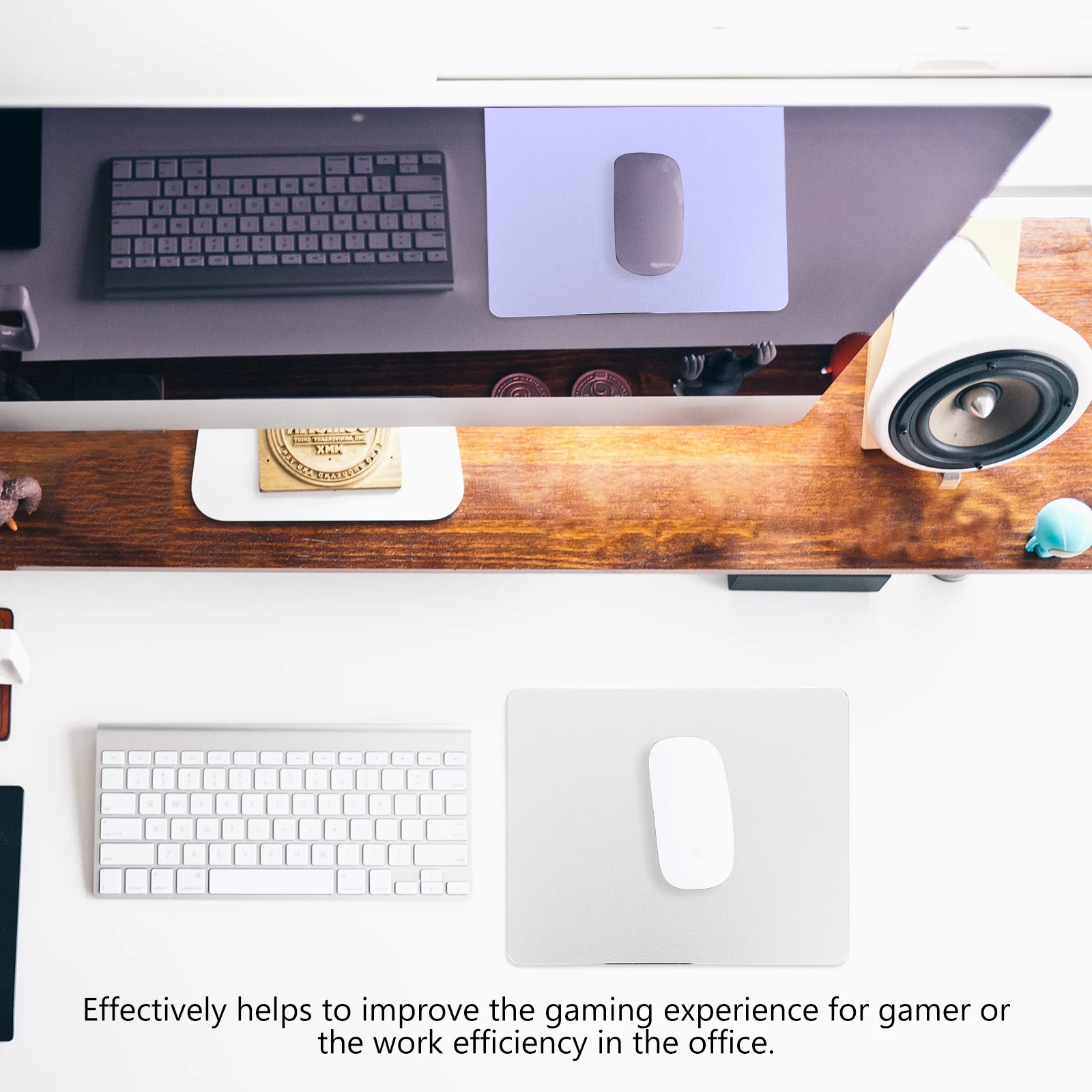 Aluminum Alloy Mouse Pad Desk Gaming Computer Metal Pads Large Double Sided Mat Office
Aluminum Alloy Mouse Pad Desk Gaming Computer Metal Pads Large Double Sided Mat Office