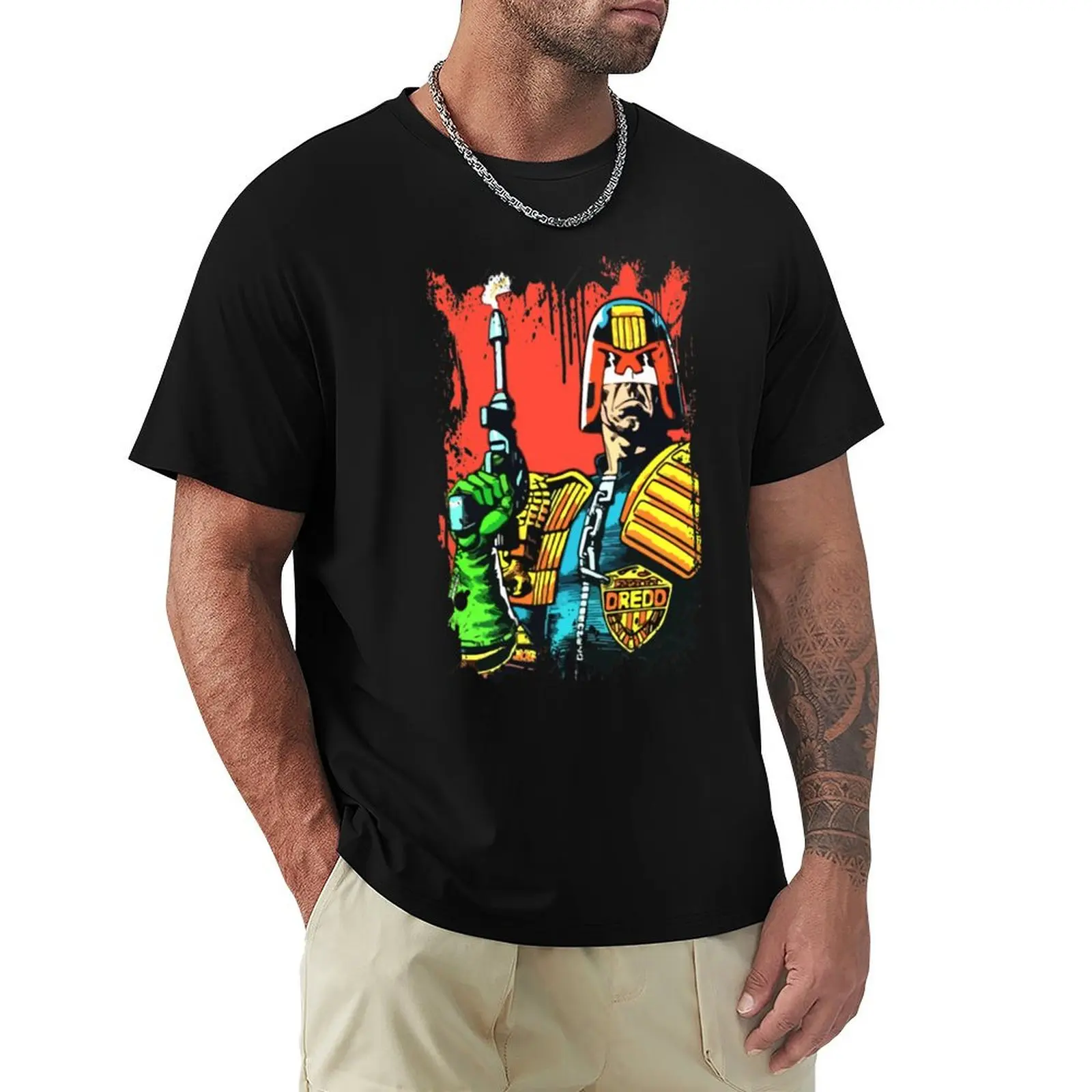 Judge dredd comic funny gift T-Shirt Performance Workout Short Sleeve Tee
Judge dredd comic funny gift T-Shirt Performance Workout Short Sleeve Tee