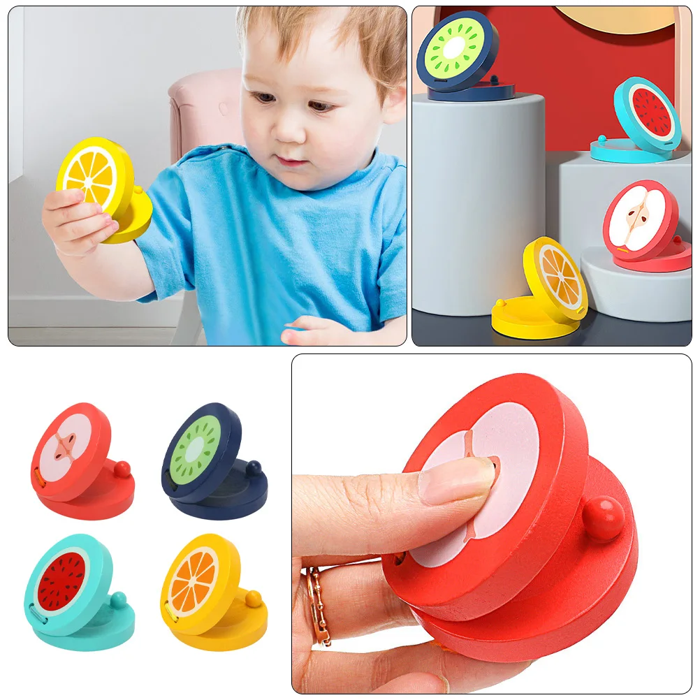 4 Pcs Wooden Fruit Speaker Board Musical Instruments Toys Toddler Childrens Castanets Kids for Baby
4 Pcs Wooden Fruit Speaker Board Musical Instruments Toys Toddler Childrens Castanets Kids for Baby