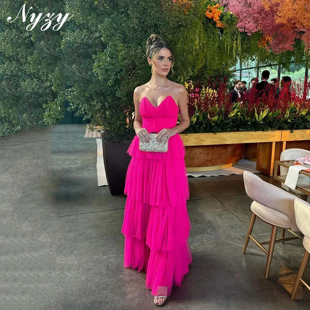 NYZY E607 Event Occasion Wedding Party Gowns Customized Tulle Sweetheart Tiered Evening Dresses A-line Elegant
NYZY E607 Event Occasion Wedding Party Gowns Customized Tulle Sweetheart Tiered Evening Dresses A-line Elegant