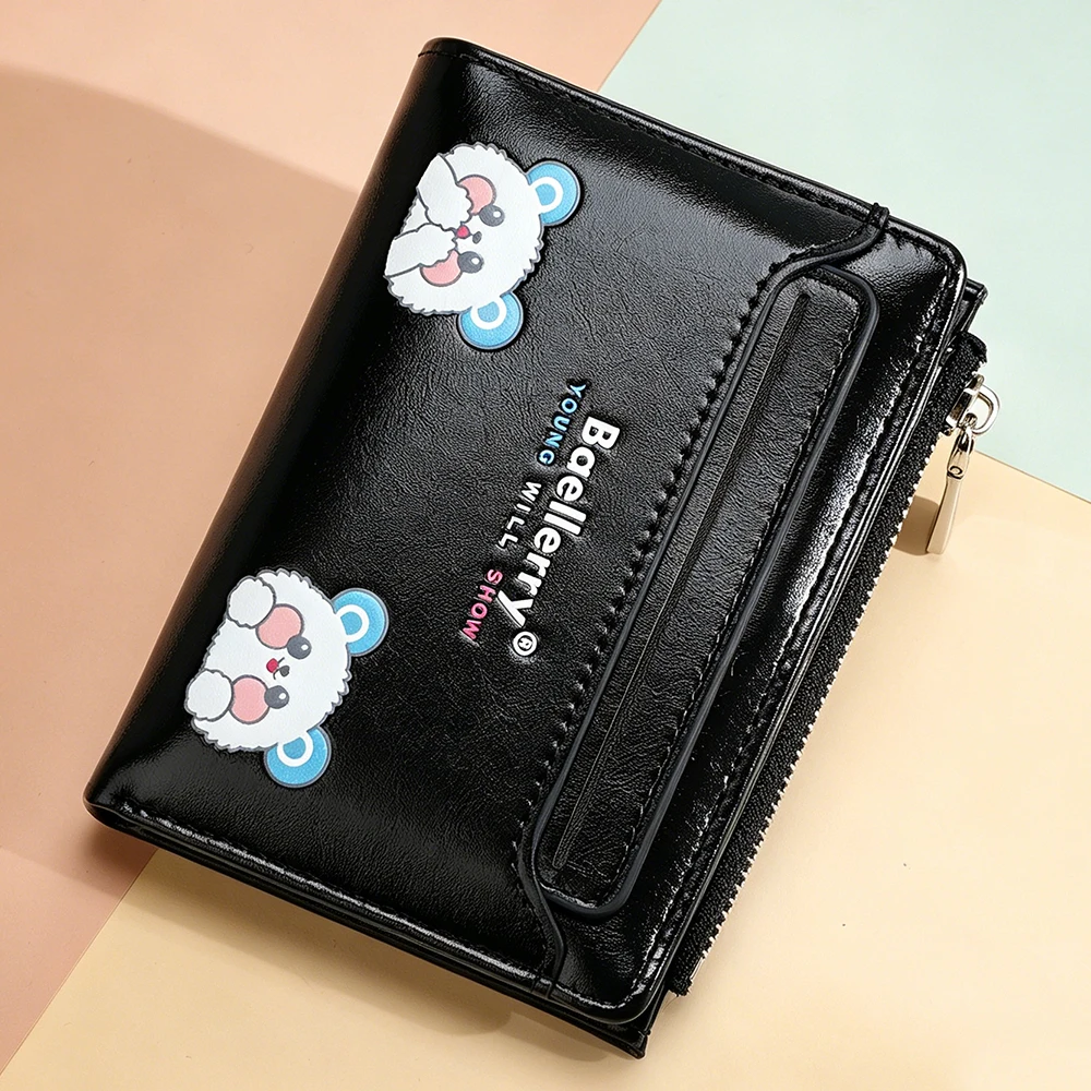 Baellerry High Quality Women Wallets New Short Simple Card Holder Zipper Female Coin Purses Cute Cartoon Bear Wallet For Girls
Baellerry High Quality Women Wallets New Short Simple Card Holder Zipper Female Coin Purses Cute Cartoon Bear Wallet For Girls