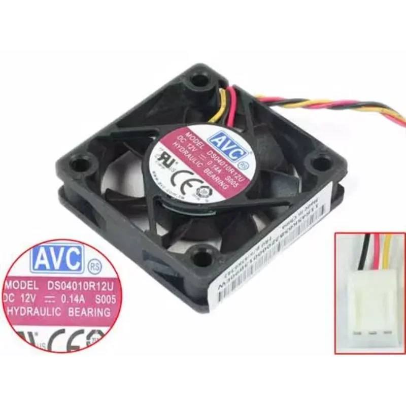 AVC DS04010R12U S005 45K6342 DC 12V 0.14A 40x40x10mm 3-wire Server Cooling Fan
AVC DS04010R12U S005 45K6342 DC 12V 0.14A 40x40x10mm 3-wire Server Cooling Fan