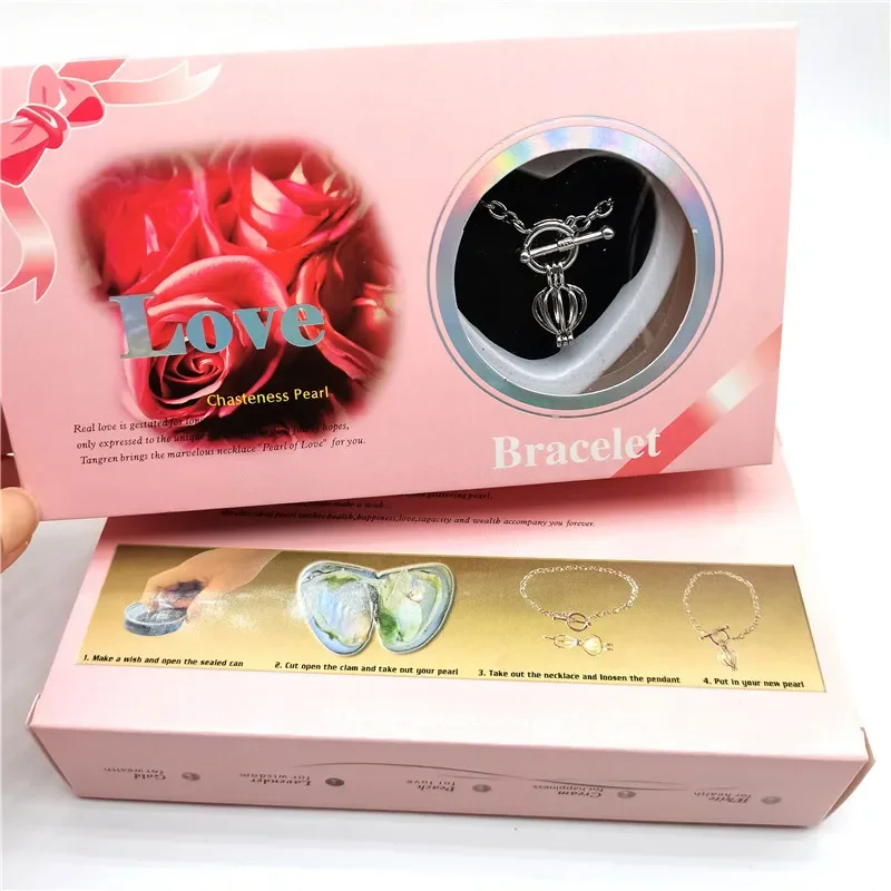 Wish Pearl Necklace Kit Innovative Chain Charm for Holiday Gift Pearl of Love Bracelet Pearl Mussel Gift Box Hand Wish Bracelet
Wish Pearl Necklace Kit Innovative Chain Charm for Holiday Gift Pearl of Love Bracelet Pearl Mussel Gift Box Hand Wish Bracelet