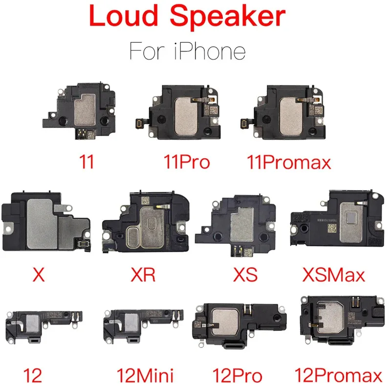 Bottom Loud Speaker For iPhone X XR Xs 11 12 Pro Max Mini LoudPhone Sound Buzzer Ringer Phone Parts Replacement
Bottom Loud Speaker For iPhone X XR Xs 11 12 Pro Max Mini LoudPhone Sound Buzzer Ringer Phone Parts Replacement