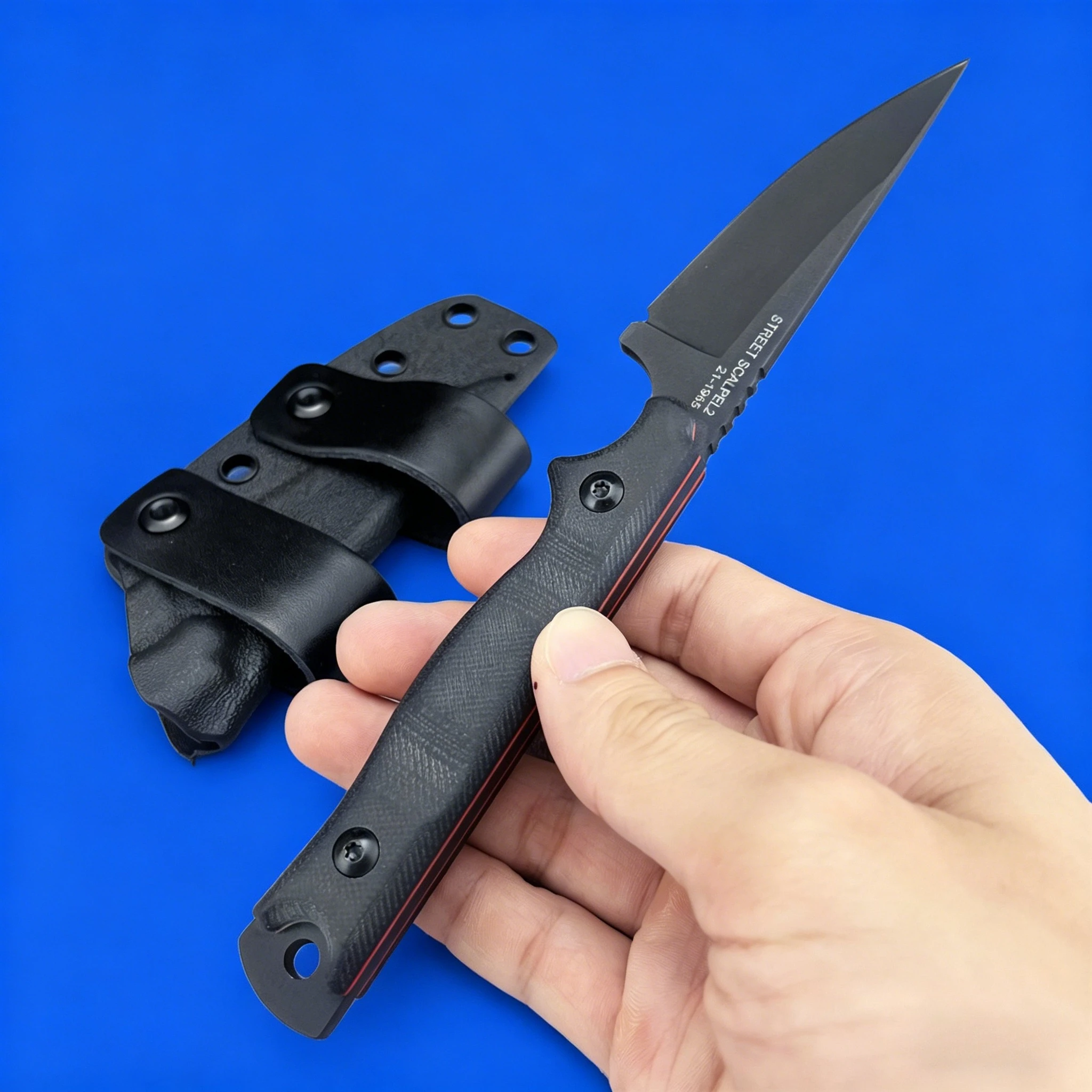 TOPS EDC Fixed Blade Knife – 8Cr13MoV Steel, G10 Handle, Multi-Purpose Camping Tool with Sheath – Perfect for Forest Excursions
TOPS EDC Fixed Blade Knife – 8Cr13MoV Steel, G10 Handle, Multi-Purpose Camping Tool with Sheath – Perfect for Forest Excursions
