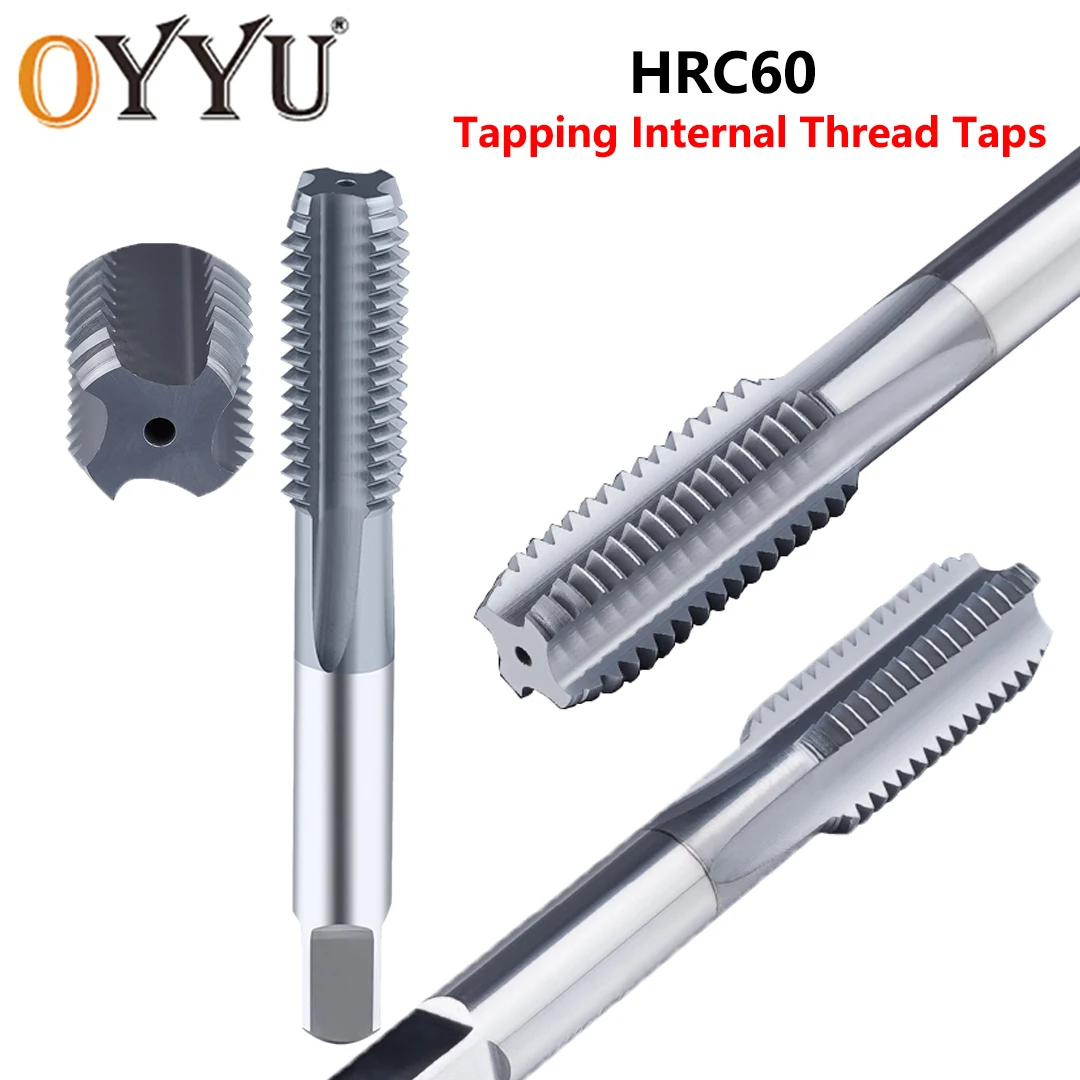 OYYU HRC60 CNC Carbide Metric Tap Thread Taps Coated Screw Straight Flute Tap Machine Tools M2 M3 M4 M5 M6 M8 M10 M12 M14 M16
OYYU HRC60 CNC Carbide Metric Tap Thread Taps Coated Screw Straight Flute Tap Machine Tools M2 M3 M4 M5 M6 M8 M10 M12 M14 M16