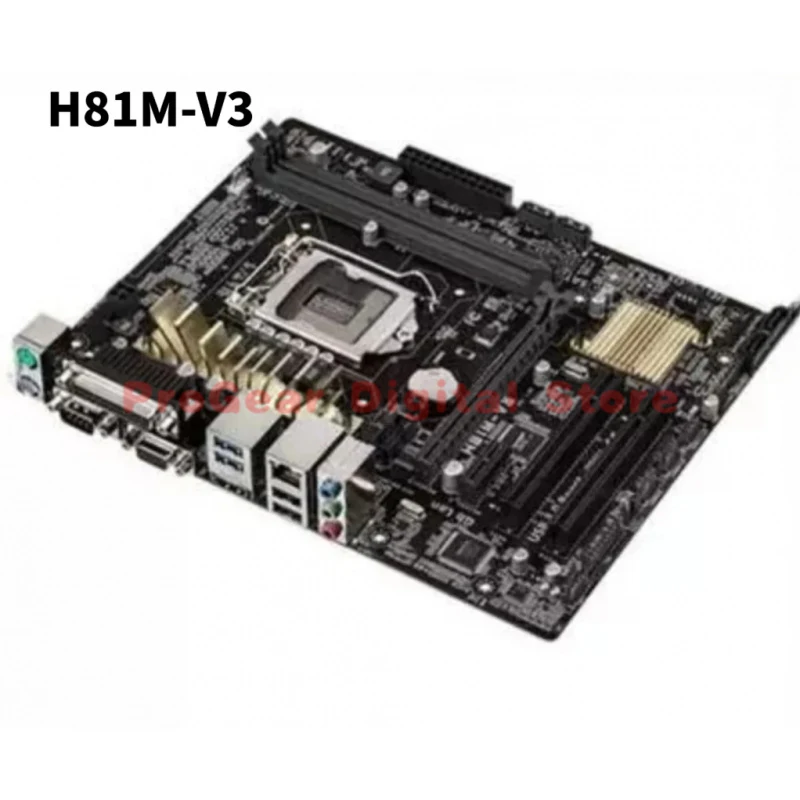 Used for ASUS H81M-V3 LGA1150 mATX DDR3 Motherboard for Intel 4th Gen CPUs