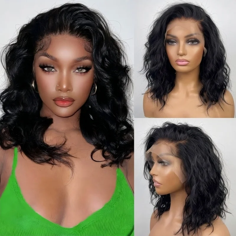 Body Wave synthetic Lace Front Wigs Pre Plucked 16 inch Short Bob Wigs for Women Glueless Wig
Body Wave synthetic Lace Front Wigs Pre Plucked 16 inch Short Bob Wigs for Women Glueless Wig