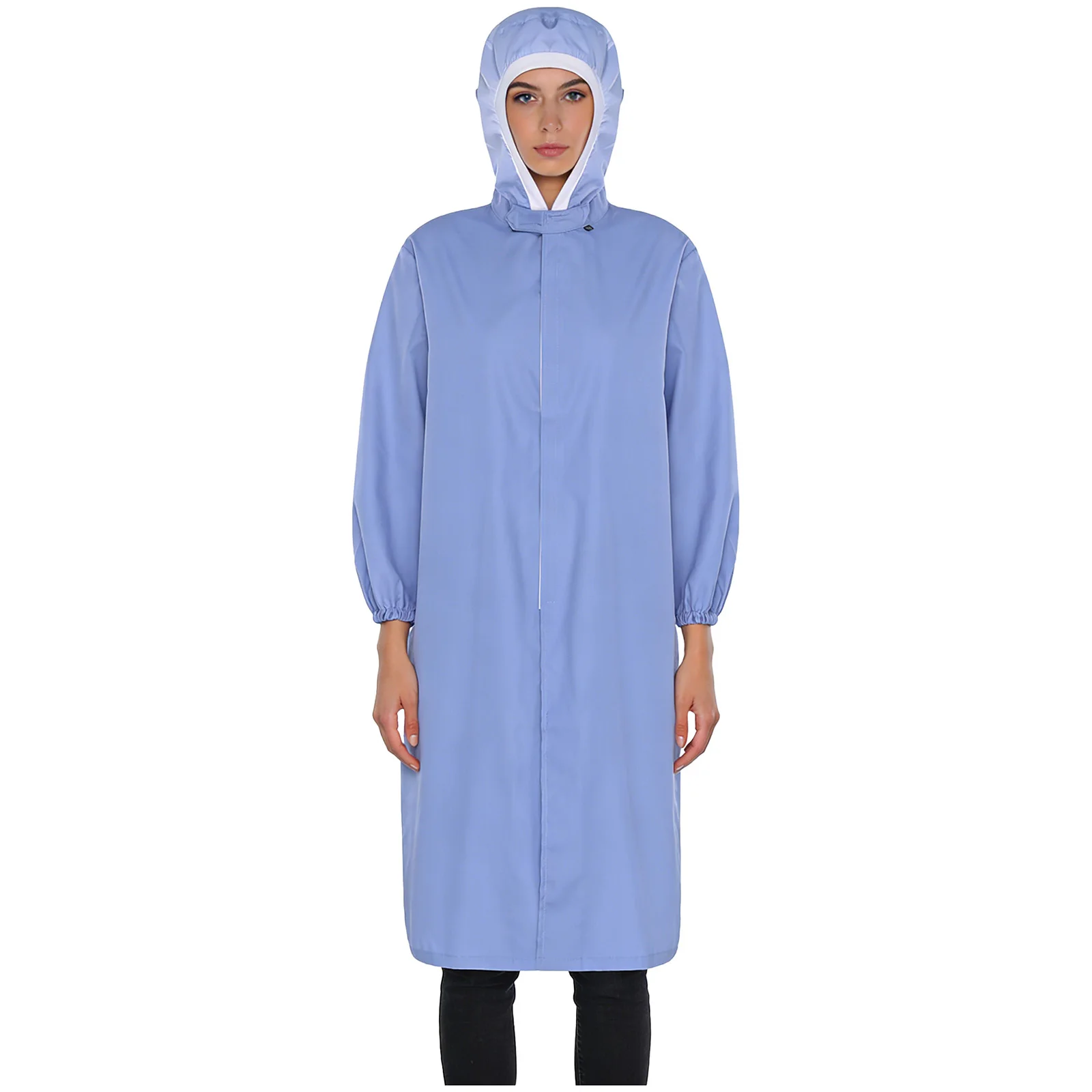 Unisex Basic Lab Jackets Work Coats Long Sleeve Front Hook-loop Fastener Protective Workwear for Workshop Cleanroom Laboratory
Unisex Basic Lab Jackets Work Coats Long Sleeve Front Hook-loop Fastener Protective Workwear for Workshop Cleanroom Laboratory