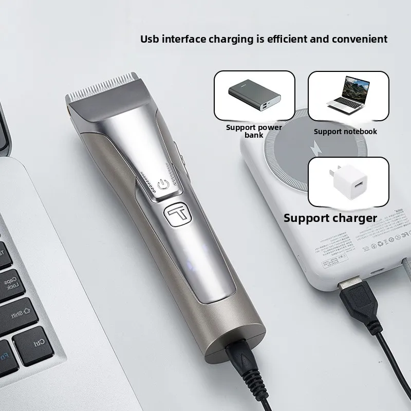 New electric hair clipper, rechargeable digital display electric clipper, special electric clipper for hair salon.
New electric hair clipper, rechargeable digital display electric clipper, special electric clipper for hair salon.