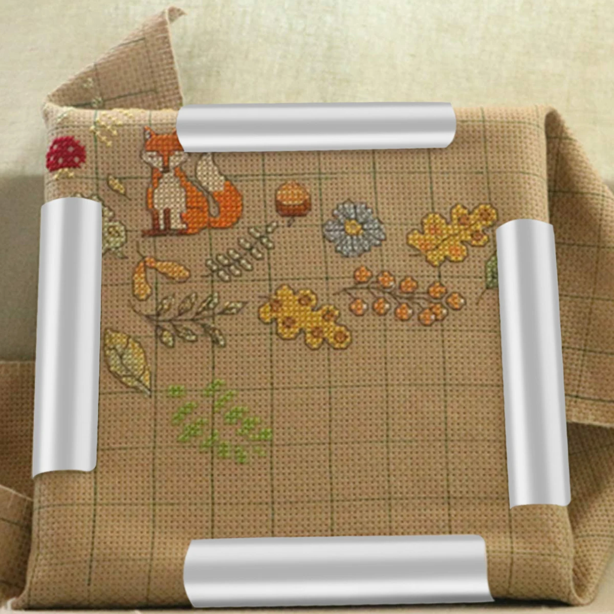 Square Plastic Clip Frames 11x11 Inch Durable DIY Rack Clamp Embroidery Quilting Cross Stitch Tool Adjustable
Square Plastic Clip Frames 11x11 Inch Durable DIY Rack Clamp Embroidery Quilting Cross Stitch Tool Adjustable