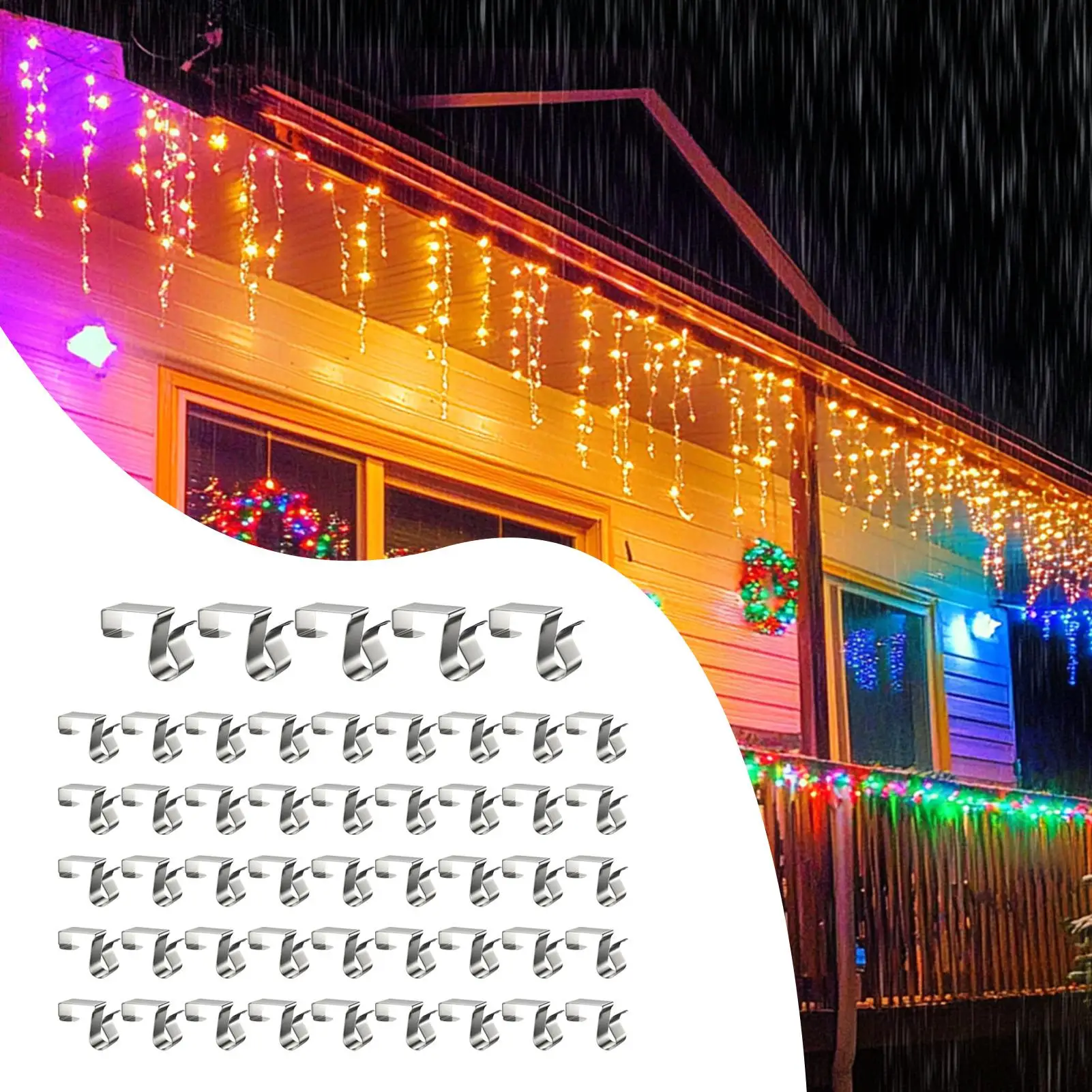 Зажимы для желоба, рождественские металлические крючки, 50 шт., сезонные веревочные крючки для желоба для фонарей, светодиодные ленты, баннер, знак, вечеринка, праздник
Зажимы для желоба, рождественские металлические крючки, 50 шт., сезонные веревочные крючки для желоба для фонарей, светодиодные ленты, баннер, знак, вечеринка, праздник