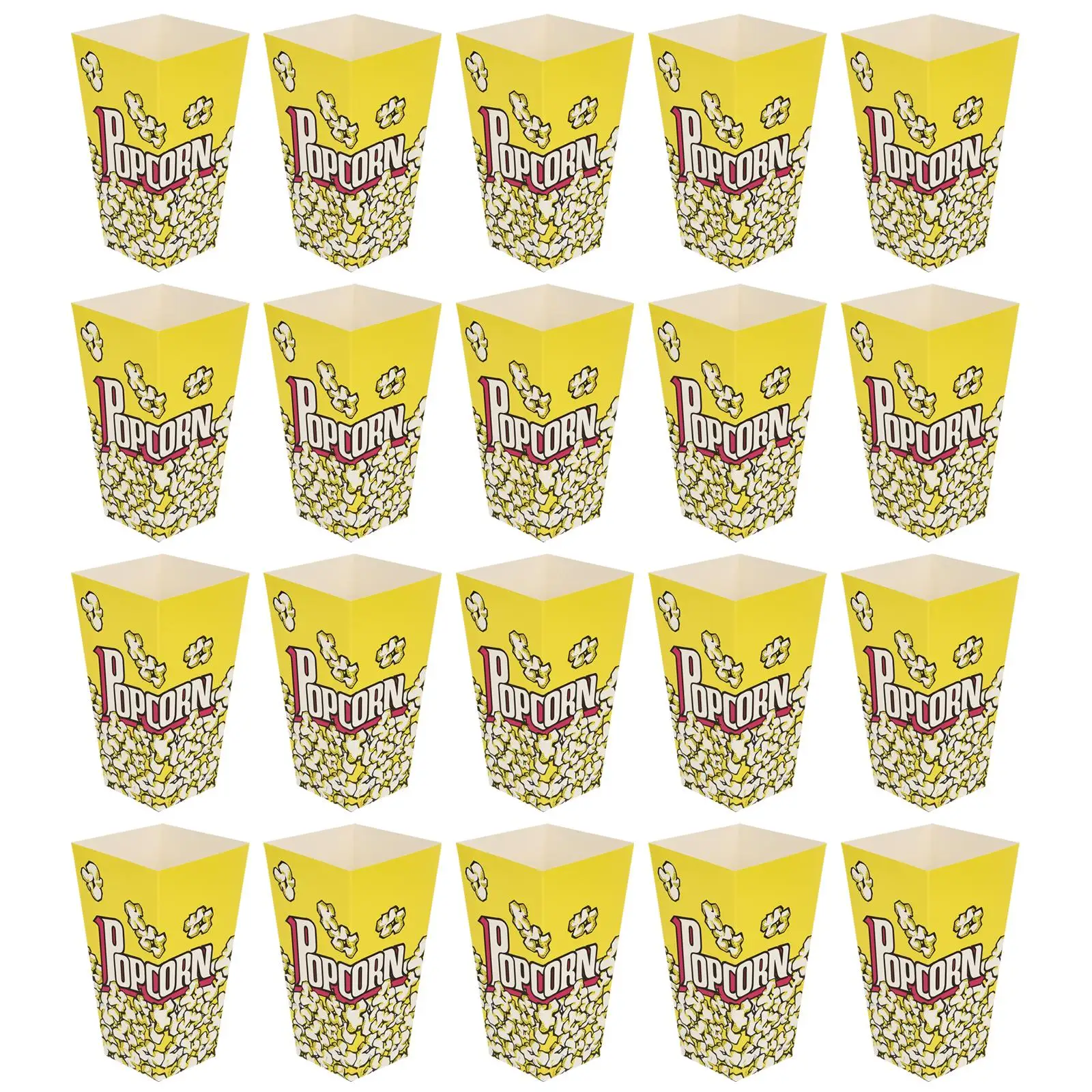 100 Pcs Popcorn Bucket Box Container Conical Boxes for Party Containers Movie Night Yellow
100 Pcs Popcorn Bucket Box Container Conical Boxes for Party Containers Movie Night Yellow