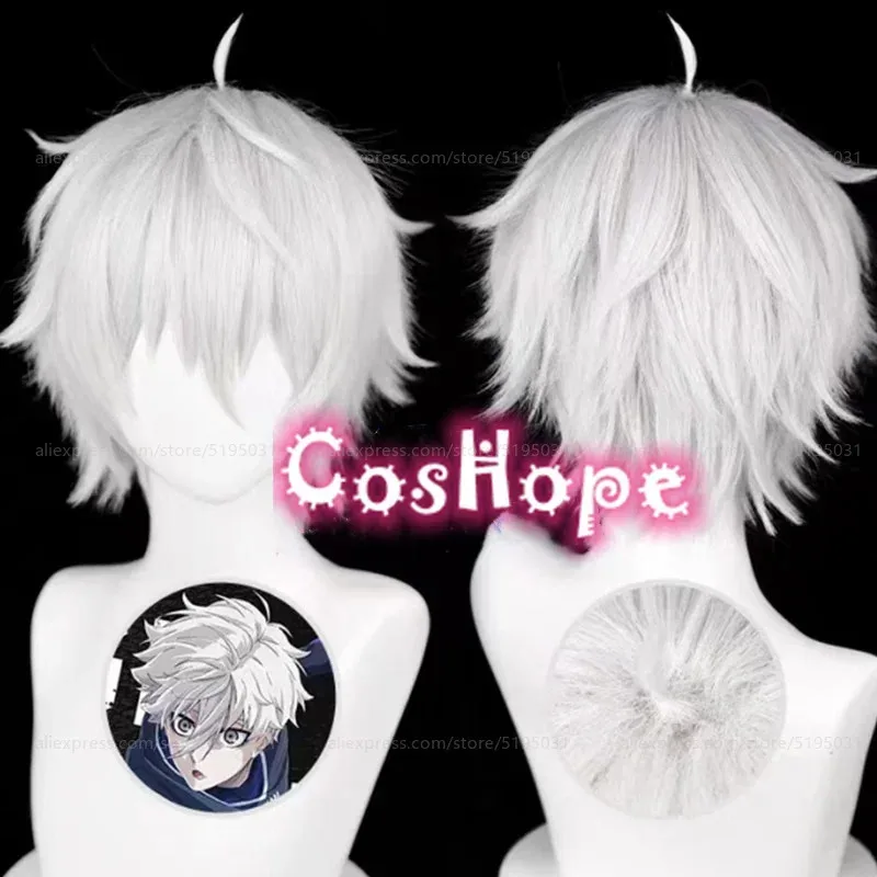 Seishiro Nagi 30 см короткий серебристо-белый парик аниме косплей термостойкие синтетические парики 
Seishiro Nagi 30 см короткий серебристо-белый парик аниме косплей термостойкие синтетические парики