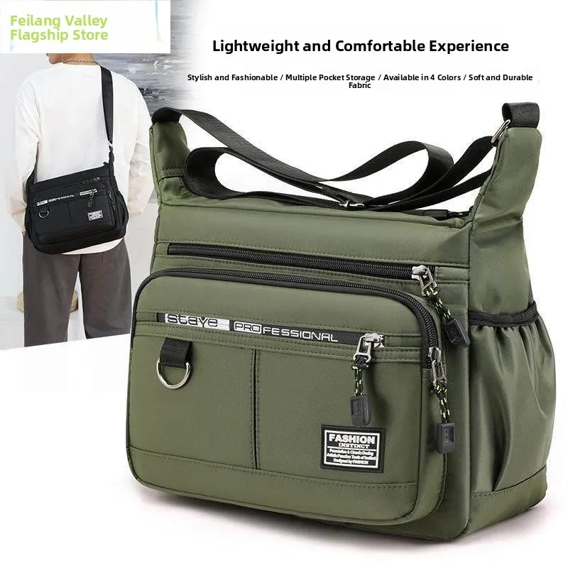 Men's Oxford Cloth Large Capacity Shoulder Bag Waterproof Wear-resistant Crossbody Bag for Business Travel Multi-compartment
Men's Oxford Cloth Large Capacity Shoulder Bag Waterproof Wear-resistant Crossbody Bag for Business Travel Multi-compartment