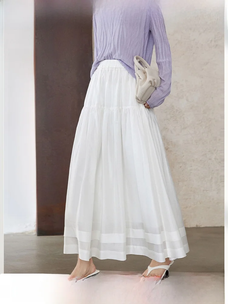 Женская юбка А-силуэта с высокой талией, весенне-осенняя, свободного кроя, расклешенная, с плиссировкой, повседневная, облегающая фигуру
Женская юбка А-силуэта с высокой талией, весенне-осенняя, свободного кроя, расклешенная, с плиссировкой, повседневная, облегающая фигуру