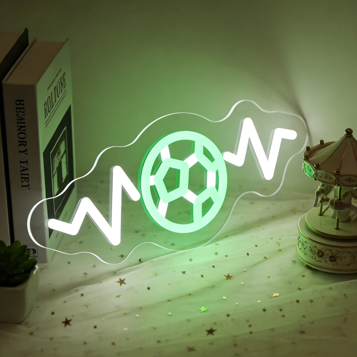 Неоновая LED-лампа «Волна футбола» с USB-питанием, диммируемая, настенный светильник для детской комнаты, игровой комнаты, уникальный декор для спортивной тематической вечеринки, клуба, подарки
Неоновая LED-лампа «Волна футбола» с USB-питанием, диммируемая, настенный светильник для детской комнаты, игровой комнаты, уникальный декор для спортивной тематической вечеринки, клуба, подарки