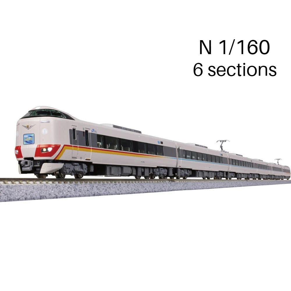 KATO N-scale 1/160 Model Train Series 287 "Kuroshio" Livery Six-car Set Collectible Display Item Train Set Boys' Toy Gift
KATO N-scale 1/160 Model Train Series 287 "Kuroshio" Livery Six-car Set Collectible Display Item Train Set Boys' Toy Gift