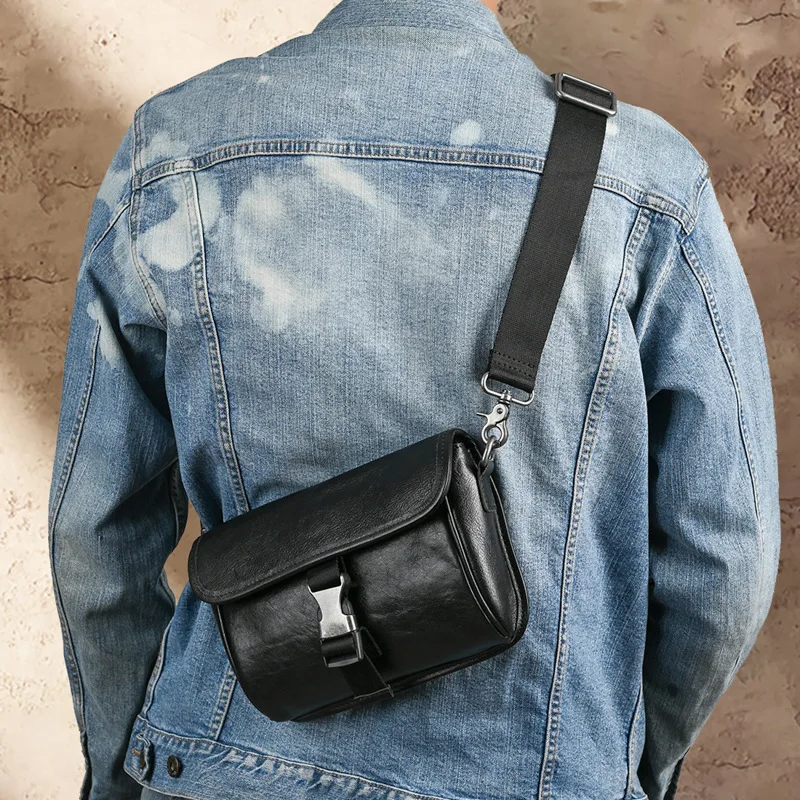 Handmade Original Top Layer Cowhide Leather Men's Crossbody Bag Casual Single Shoulder Bag Vintage Small Backpack Mad L...
Handmade Original Top Layer Cowhide Leather Men's Crossbody Bag Casual Single Shoulder Bag Vintage Small Backpack Mad L...