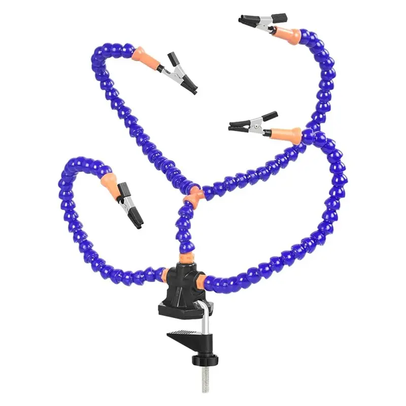 AT43-Welding Auxiliary Tool Kit - Four Claw Soldering Station PCB Support Helping Hands, Flexible Welding Repair Tool
AT43-Welding Auxiliary Tool Kit - Four Claw Soldering Station PCB Support Helping Hands, Flexible Welding Repair Tool