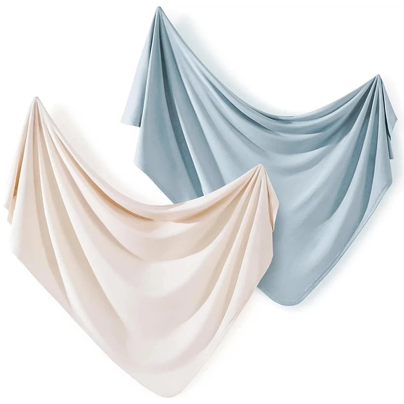 2PCS Newborn Swaddle Blanket 88x112CM Ultra Soft Stretchy Baby Wrap Swaddle Receiving Blanket for Boys Girls
2PCS Newborn Swaddle Blanket 88x112CM Ultra Soft Stretchy Baby Wrap Swaddle Receiving Blanket for Boys Girls