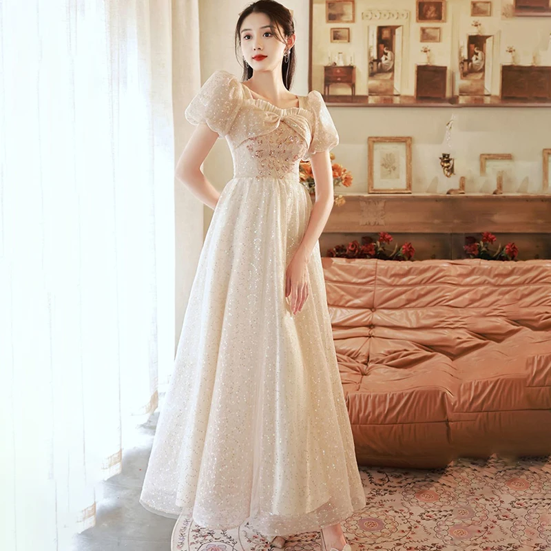 Chic Y2K Evening Dresses Women's 2025 New Birthday Party Dresses Elegant Slim Medium Length Student Art Test Adult Dress
Chic Y2K Evening Dresses Women's 2025 New Birthday Party Dresses Elegant Slim Medium Length Student Art Test Adult Dress