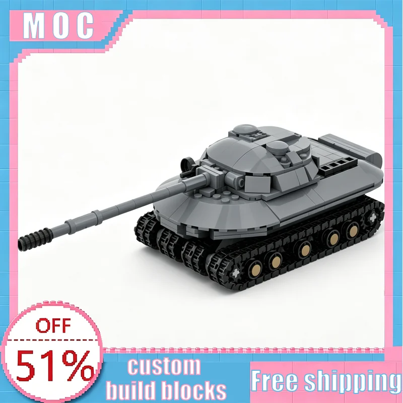 831 PCS MOC Objekt 279 Heavy Tank Building Model Custom Creative Building Blocks Educational Assembly Toy Display Special Gifts
831 PCS MOC Objekt 279 Heavy Tank Building Model Custom Creative Building Blocks Educational Assembly Toy Display Special Gifts
