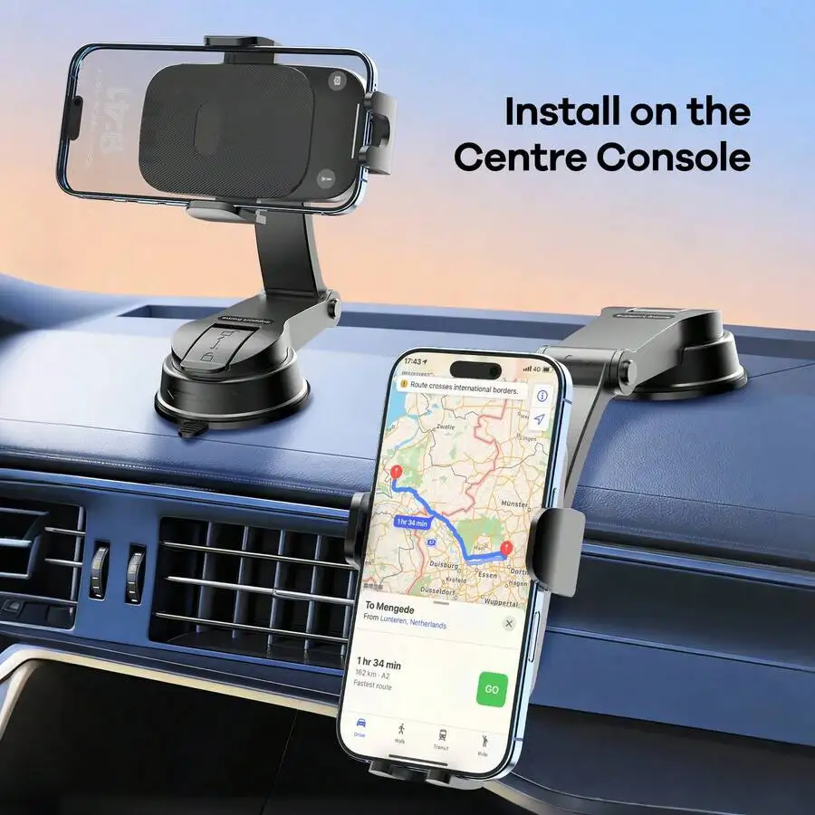 Adjustable Universal Car Phone Holder For Dashboard Windshield Suction Cup Mount
Adjustable Universal Car Phone Holder For Dashboard Windshield Suction Cup Mount