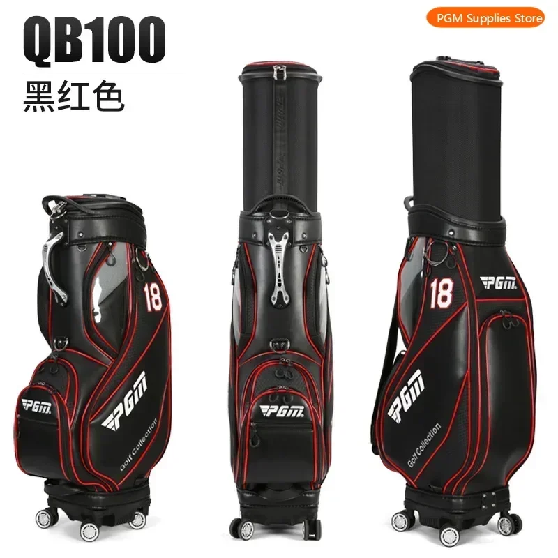 PGM Golf Standard Ball Bag Professional Leather PU Waterproof Golf Cart Club Airbag High Capacity Package With Wheel QB100
PGM Golf Standard Ball Bag Professional Leather PU Waterproof Golf Cart Club Airbag High Capacity Package With Wheel QB100