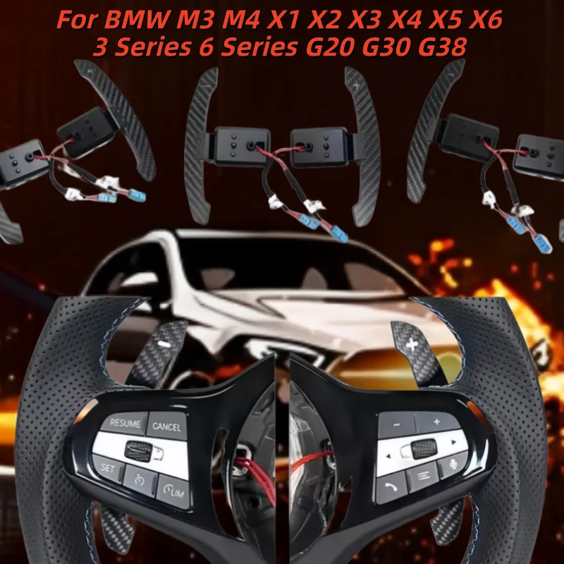 Steering Wheel Magnetic Paddles Carbon Fiber Paddles For BMW M3 M4 X1 X2 X3 X4 X5 X63 Series 6 Series G20 G30 G38 Accessories
Steering Wheel Magnetic Paddles Carbon Fiber Paddles For BMW M3 M4 X1 X2 X3 X4 X5 X63 Series 6 Series G20 G30 G38 Accessories