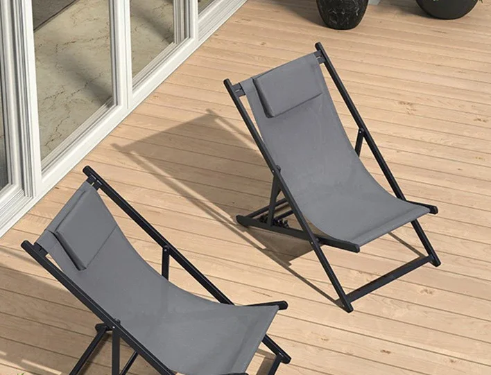 #Folding reclining chair, balcony, household leisure portable aluminum alloy lunch break chair
#Folding reclining chair, balcony, household leisure portable aluminum alloy lunch break chair