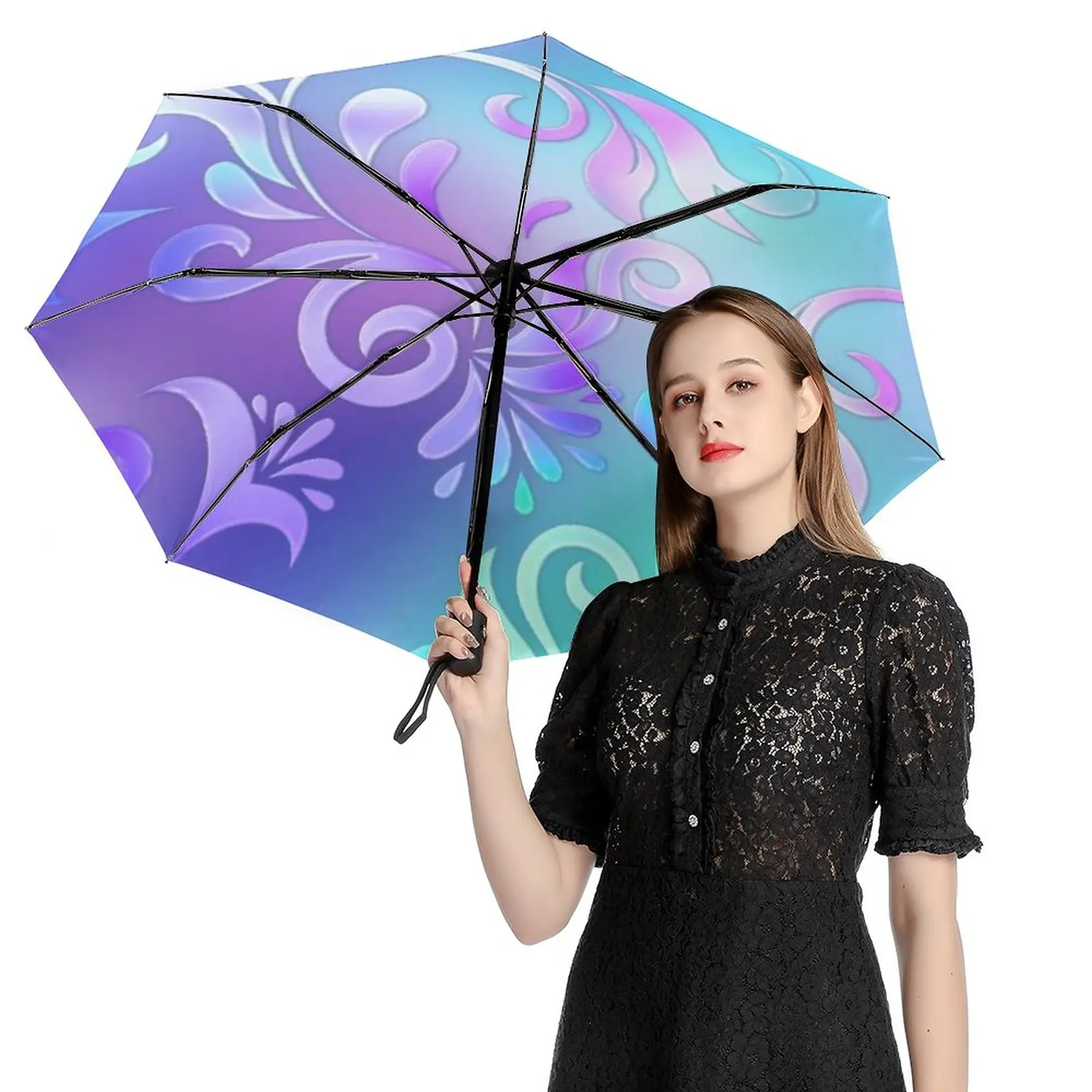Automatic Umbrella Rain Sun Rain Anti Uv Windproof Beach Umbrella Girl Parasol Folding Parasol Umbrellas Rain Women Portable106
Automatic Umbrella Rain Sun Rain Anti Uv Windproof Beach Umbrella Girl Parasol Folding Parasol Umbrellas Rain Women Portable106
