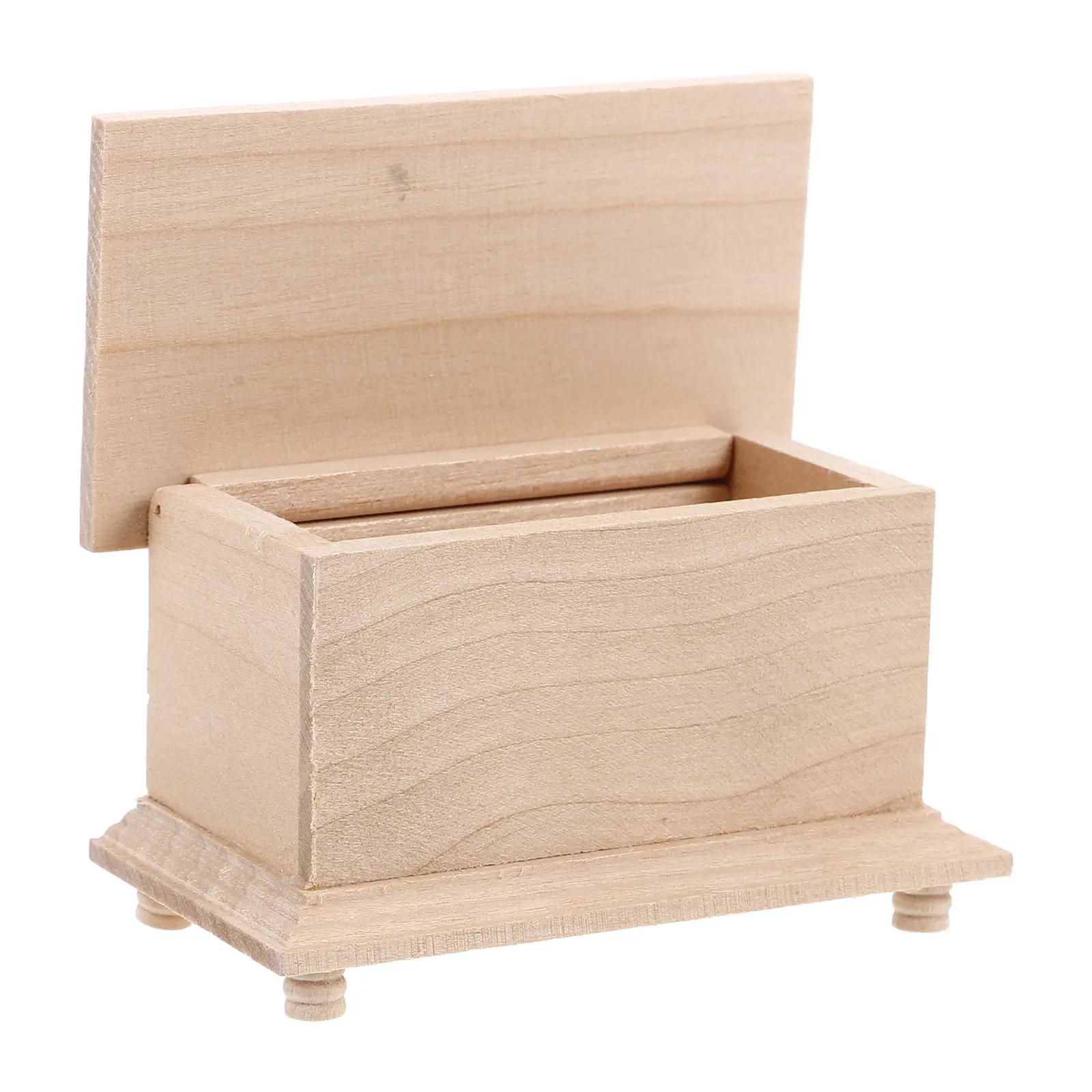 1:12 Scale Miniature Home Decor Fliptop Wooden Wedding Chest White Finish Attic Ottoman Bedroom Furniture Accessories
1:12 Scale Miniature Home Decor Fliptop Wooden Wedding Chest White Finish Attic Ottoman Bedroom Furniture Accessories