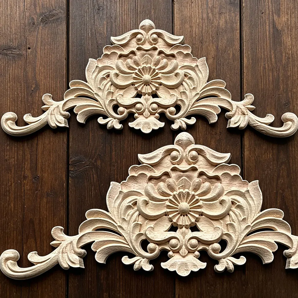 38cm Rectangle Woodcarving Decal Carved Corner Flower Home Decor Door Home Patch Onlay Unpainted Wood Applique Furniture Decor
38cm Rectangle Woodcarving Decal Carved Corner Flower Home Decor Door Home Patch Onlay Unpainted Wood Applique Furniture Decor