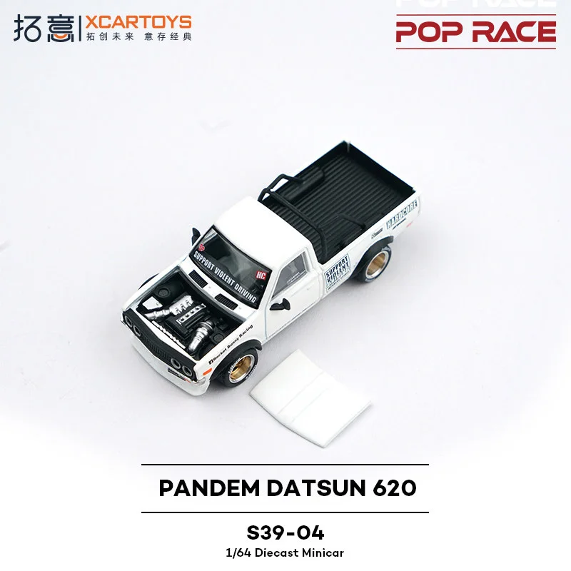 POP RACE 1:64 S39-04 PANDEM Datsun 620 White Pickup Alloy Car Model
POP RACE 1:64 S39-04 PANDEM Datsun 620 White Pickup Alloy Car Model