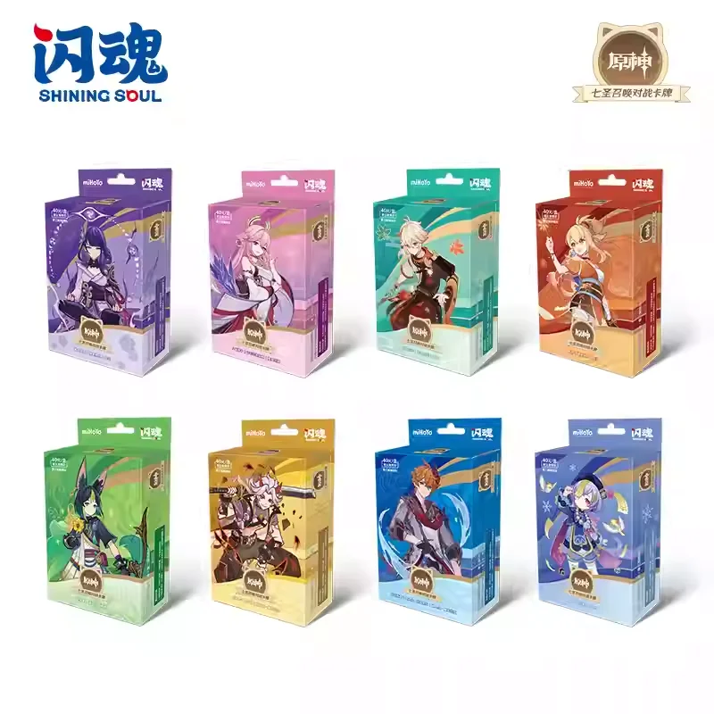 100% Genuine Genshin Impact Card Genius Invokation Tcg Battle Card Hu Tao Raiden Shogun Character Collection Card Kid Toy Gifts
100% Genuine Genshin Impact Card Genius Invokation Tcg Battle Card Hu Tao Raiden Shogun Character Collection Card Kid Toy Gifts