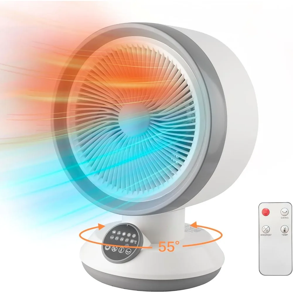 2 in 1 Heater Fan Combo, 1500W Portable Space Heater with Adjustable Temperature, Electric Cooling Fan with Oscillating,Overheat
2 in 1 Heater Fan Combo, 1500W Portable Space Heater with Adjustable Temperature, Electric Cooling Fan with Oscillating,Overheat