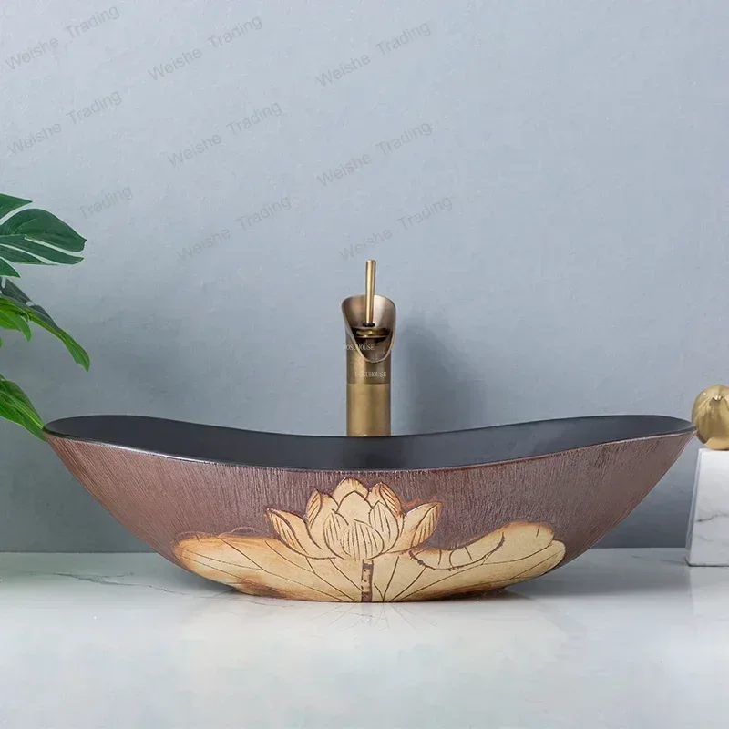Washbasin Ceramic Bathroom Sinks Courtyard Overhead Sink Retro Home Bathroom Sink Creative Outdoor Hand Kitchen Washing Sink Y
Washbasin Ceramic Bathroom Sinks Courtyard Overhead Sink Retro Home Bathroom Sink Creative Outdoor Hand Kitchen Washing Sink Y