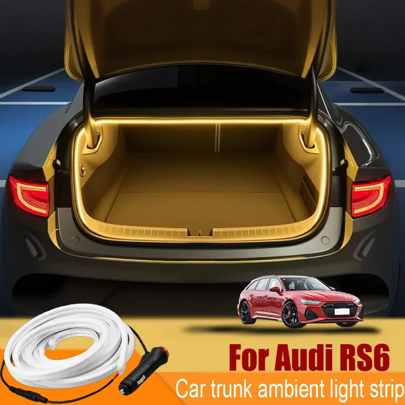 For audi RS6 Automobile trunk ambient light automatic sensing car interior lighting with accessories
For audi RS6 Automobile trunk ambient light automatic sensing car interior lighting with accessories