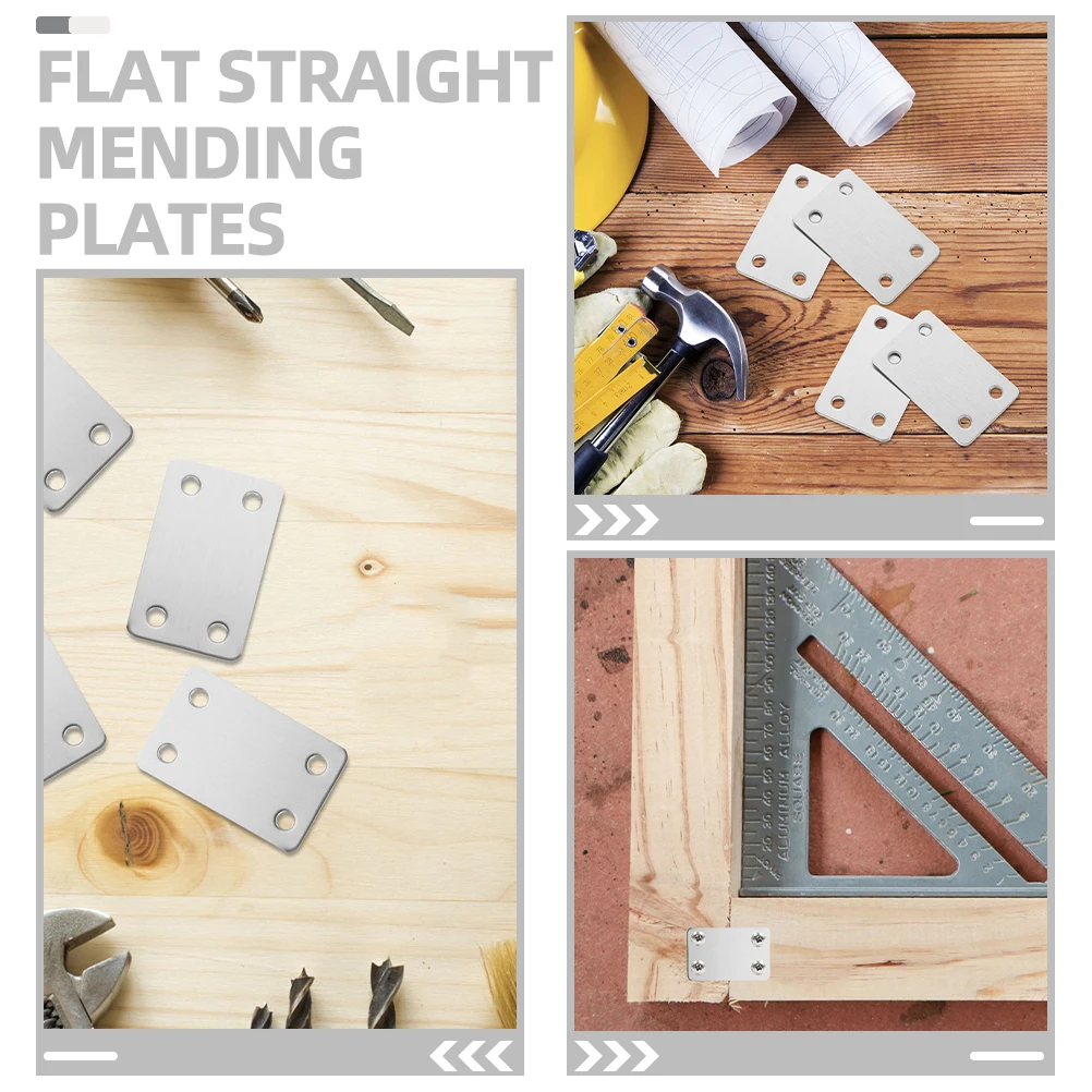 20pcs Stainless Steel Corner Brackets Mending Plates 20x40x60MM Flat Straight Metal Hardware for Wood Projects
20pcs Stainless Steel Corner Brackets Mending Plates 20x40x60MM Flat Straight Metal Hardware for Wood Projects