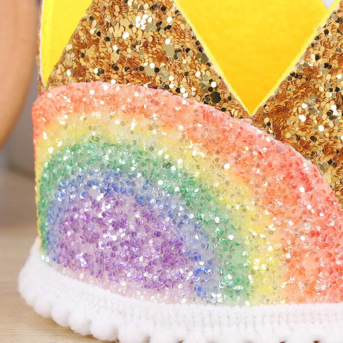 Baby Birthday Rainbow Crown Hairband Adorable White Lace Kids Party Hat Photo Prop Gift for Birthday Shower
Baby Birthday Rainbow Crown Hairband Adorable White Lace Kids Party Hat Photo Prop Gift for Birthday Shower