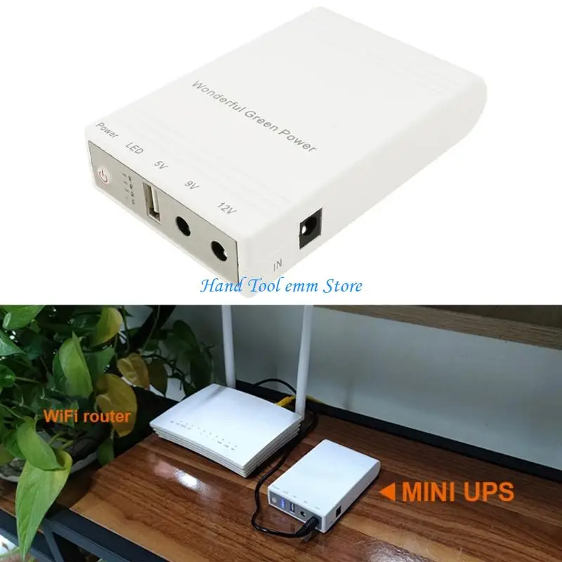 H37F High Capacity 10400mAh 5V 9V 12V Uninterruptible Power Supply Backup for Router Modem Wifi Router Accessories
H37F High Capacity 10400mAh 5V 9V 12V Uninterruptible Power Supply Backup for Router Modem Wifi Router Accessories
