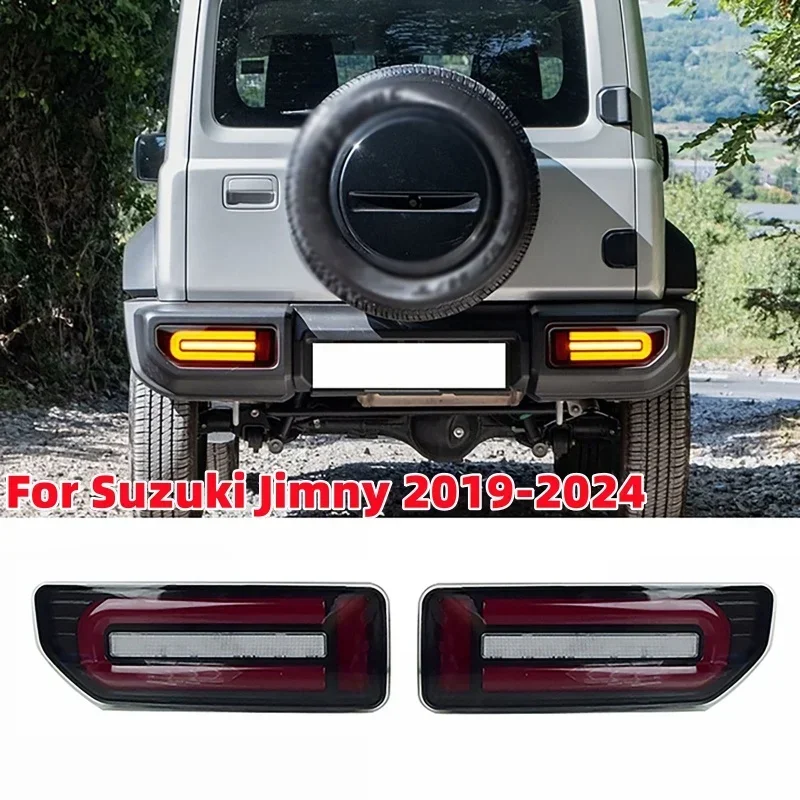 Black Shell Clear Lens Car LED Tail Lights Modified Driving Brake Light Turn Signal Lamp for Suzuki Jimny 2019-2024
Black Shell Clear Lens Car LED Tail Lights Modified Driving Brake Light Turn Signal Lamp for Suzuki Jimny 2019-2024