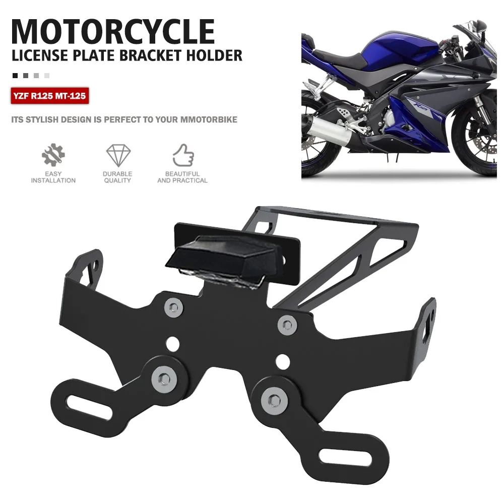 Motorcycle Tail Tidy Fender Eliminator Registration License Plate Holder For Yamaha YZF-R125 YZFR125 YZF R125 MT-125 MT125 MT
Motorcycle Tail Tidy Fender Eliminator Registration License Plate Holder For Yamaha YZF-R125 YZFR125 YZF R125 MT-125 MT125 MT
