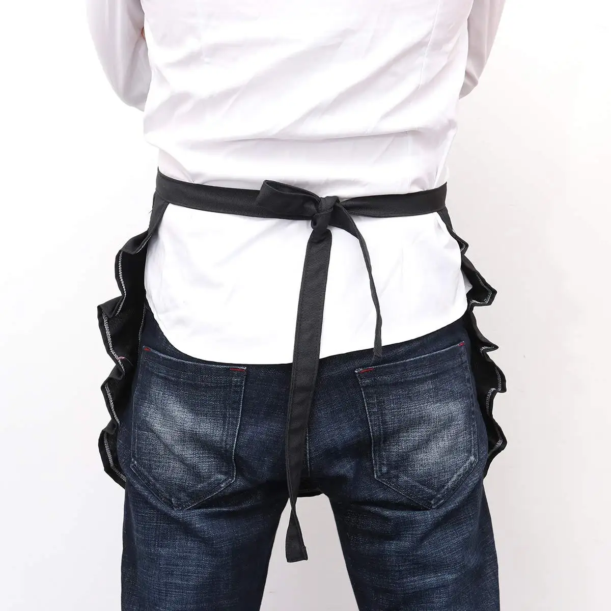 Lace Edge Half Apron Women Short Waist Kitchen Maid Costume Bib Man Waitress Pocket Polyester Clean Clothes
Lace Edge Half Apron Women Short Waist Kitchen Maid Costume Bib Man Waitress Pocket Polyester Clean Clothes