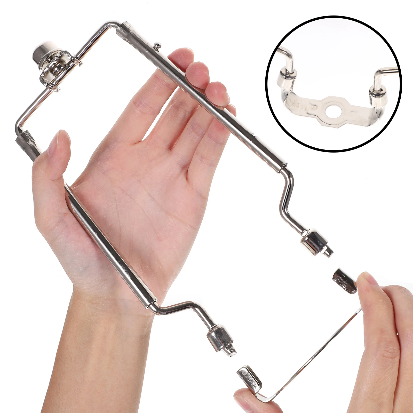 Shade Holder Nickel Plated Metal Lamp Harp Adapter 9 12 Inch Bracket Lighting Accessories Lamp Parts
Shade Holder Nickel Plated Metal Lamp Harp Adapter 9 12 Inch Bracket Lighting Accessories Lamp Parts